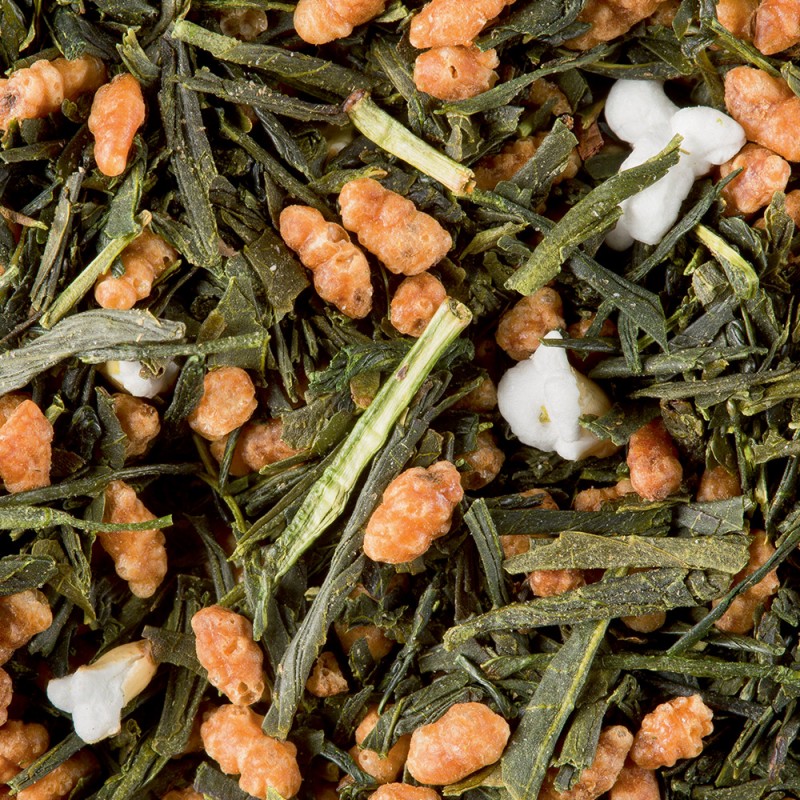 the vert genmaicha