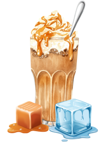 boisson d'été café breton frappé noisettes et bergamote